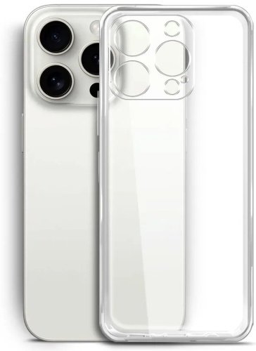 Чехол BoraSCO для Apple iPhone 15 Pro прозрачный