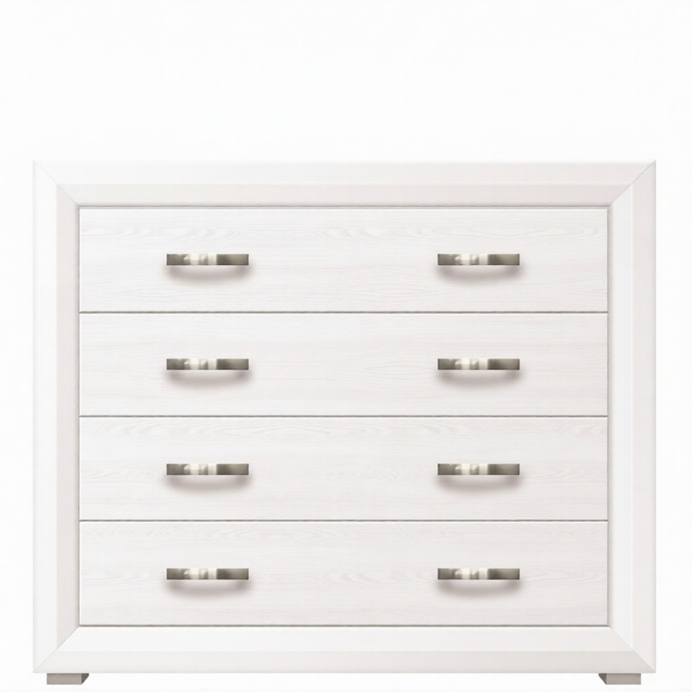 Комод BRW Украина Маркус 012 KOM 4S/11 106x38x91см белый купить,NaN