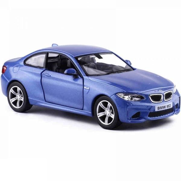 Автомобиль Uni-Fortune Toys RMZ City 1:36 BMW M2 COUPE with Strip синий купить,NaN