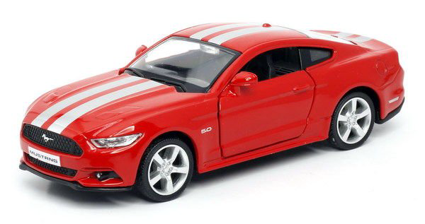 Автомобиль Uni-Fortune Toys RMZ City 1:32 Ford 2015 Mustang with Strip красный купить,NaN