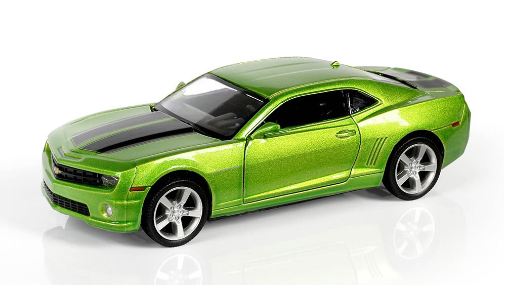 Автомобиль Uni-Fortune Toys RMZ City 1:32  Chevrolet Camaro зеленый купить,NaN