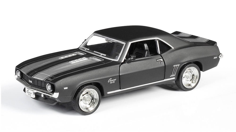 Автомобиль Uni-Fortune Toys RMZ City 1:32 Chevrolet Camaro 1969 серый купить,NaN