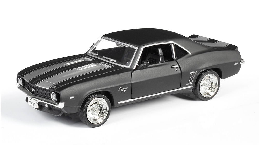 Автомобиль Uni-Fortune Toys RMZ City 1:32 Chevrolet Camaro 1969 серый купить,NaN