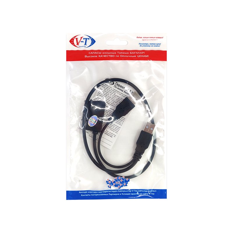 Адаптер USB ViTi 7+6pSATA черный купить,0