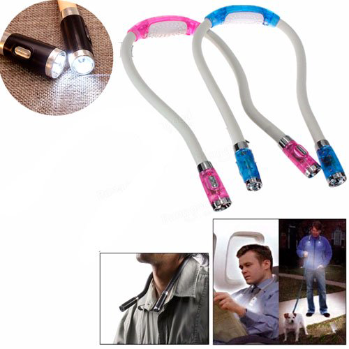 Фонарик на шею ViTi UL24 HUG Light VT-0242 гибкий белый купить,2698