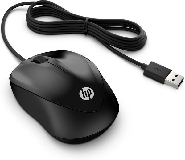 Мышь HP 1000 4QM14AA черная купить,0