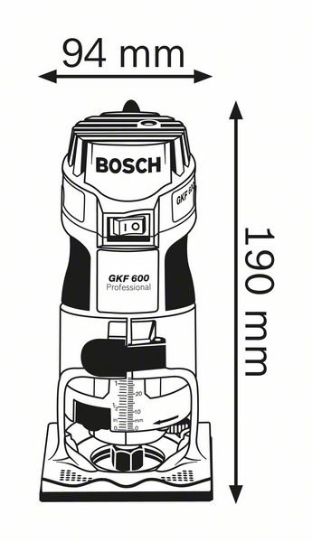 Фрезер Bosch GKF 600 060160A100  купить,0