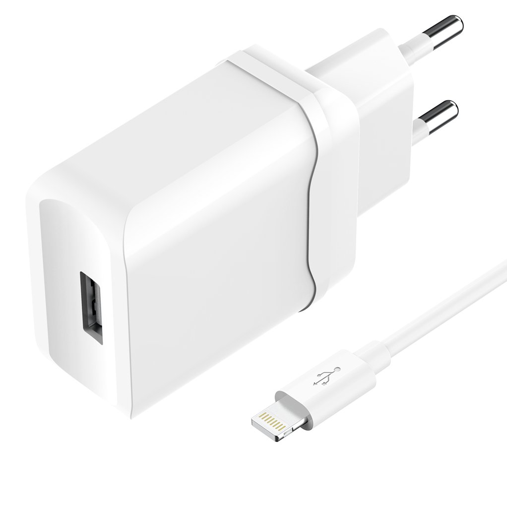 Зарядное устройство Olmio Smart 2.4A+Lightning 038737 купить,NaN