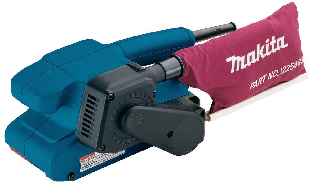 Ленточная шлифмашина Makita 9910 синяя
