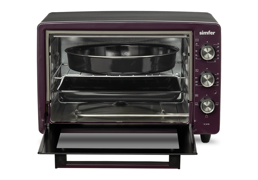 Мини-печь Simfer M3418 фиолетовая купить,NaN