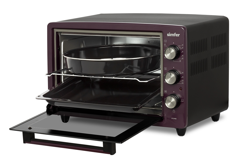 Мини-печь Simfer M3418 фиолетовая купить,NaN