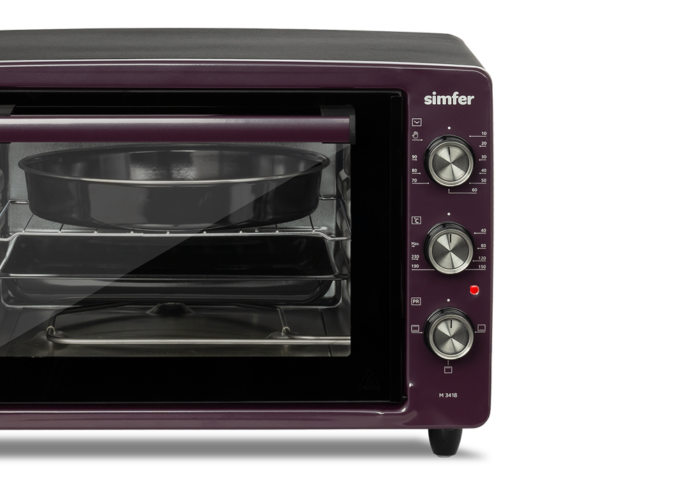 Мини-печь Simfer M3418 фиолетовая купить,NaN