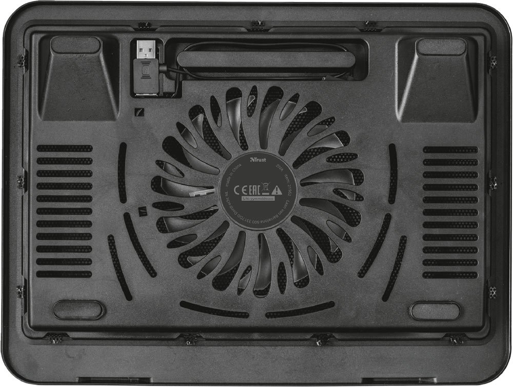 Подставка для ноутбука Trust Ziva Laptop Cooling Stand 15.6" черная