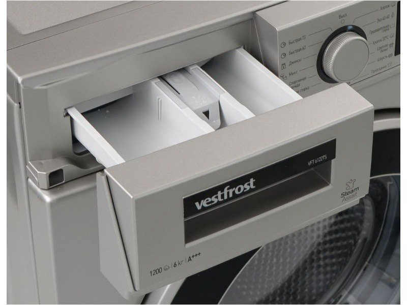 Стиральная машина Vestfrost VFT 6122TS серый купить,NaN
