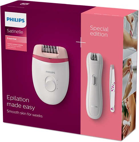 Эпилятор Philips BRP506/00 бело-розовый