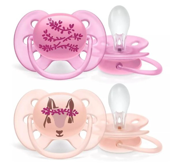 Пустышка Avent Ultra soft 6-18 мес 2 шт купить,NaN