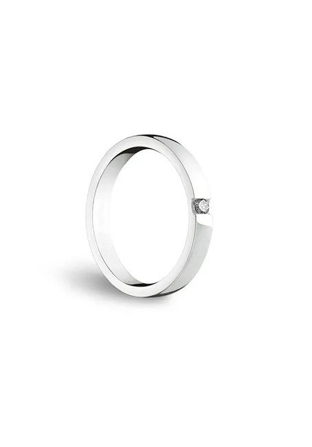 Кольцо Damiani 11349 д 18,5р 4гр 0,05ct. купить,NaN