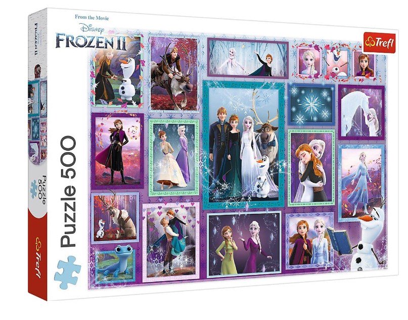 Пазлы Trefl Frozen Коллаж 500 деталей  купить,NaN