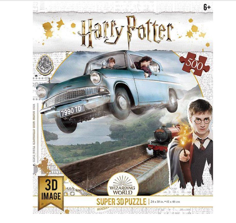 Пазлы Prime3D Super 3D Летающая машина  500 дет купить,NaN
