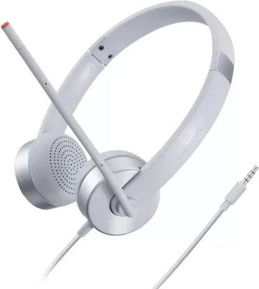 Наушники Lenovo 100 Stereo белый купить,13990