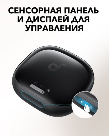 Наушники Soundcore Liberty 4 PRO Glossy Black