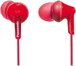 Наушники Panasonic RP-HJE125E-R красный
