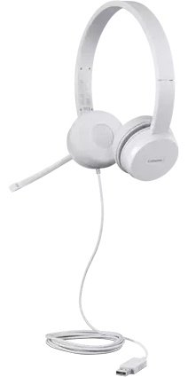 Наушники Lenovo 110 Stereo USB белый