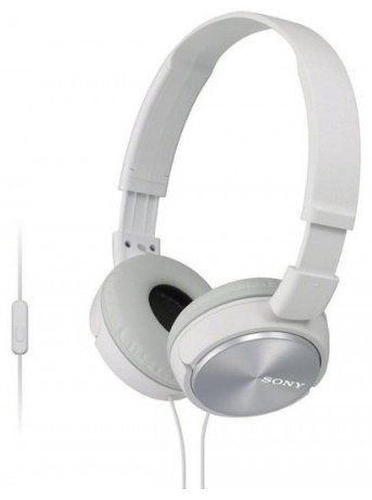 Наушники Sony MDR-ZX310AP белый купить,NaN
