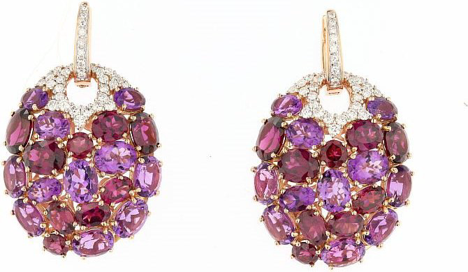 Серьги Casato 1390 cas 16,31гр 1,18ct 28,5ct. купить,NaN
