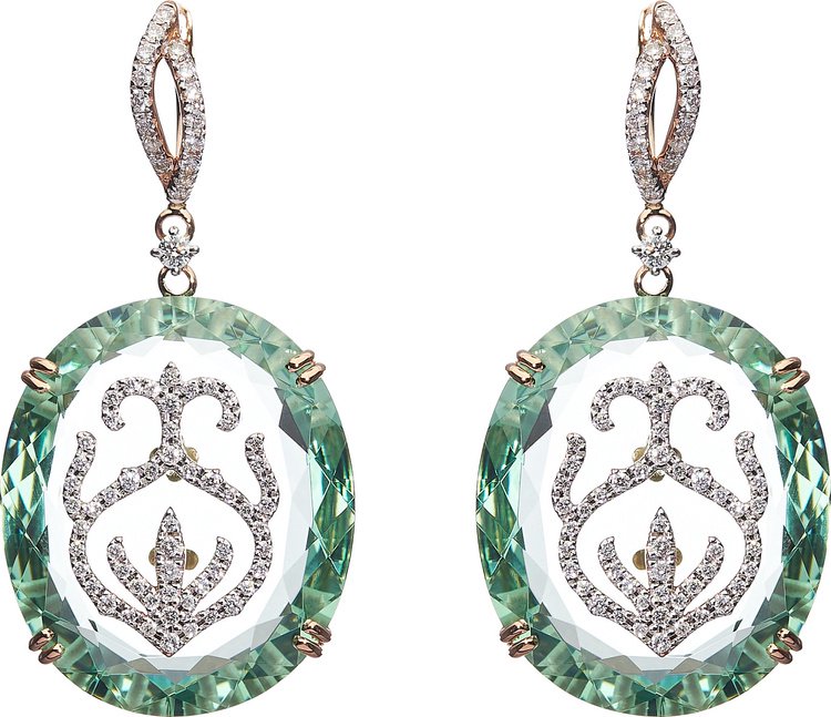 Серьги Casato 1914 cas 6,91гр 0,79ct 62,46ct купить,NaN