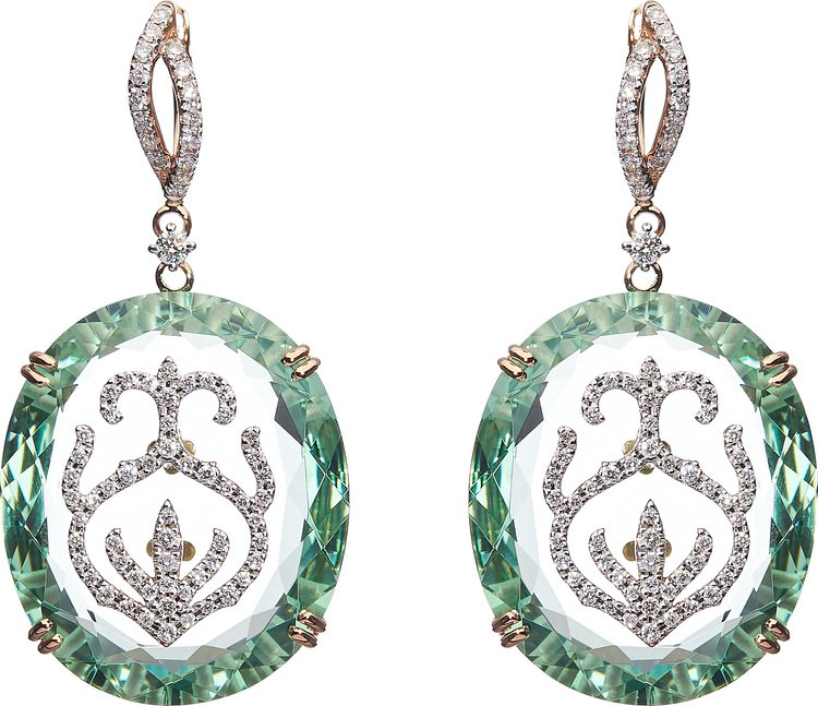 Серьги Casato 1914 cas 6,91гр 0,79ct 62,46ct купить,NaN