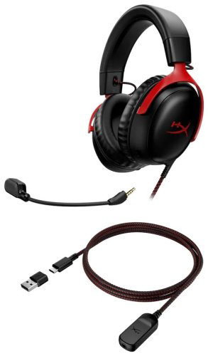 Наушники HyperX Cloud III черно-красный купить,55019