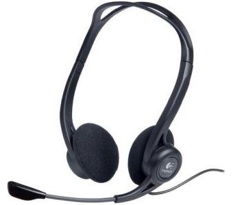 Наушники Logitech PC Headset 960 USB черный купить,14990