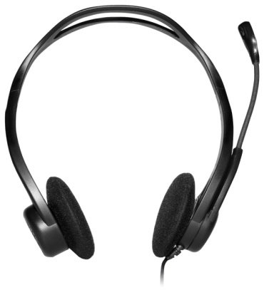 Наушники Logitech PC Headset 960 USB черный купить,14990