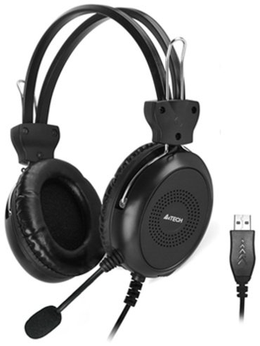 Наушники A4Tech HU-30 USB черный купить,8590