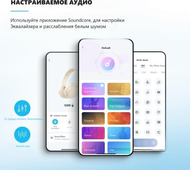 Наушники Soundcore Q20i A3004 SDC-A3004G21-WT White - ForteMarket Наушники Soundcore Q20i A3004 SDC-A3004G21-WT White купить,25730