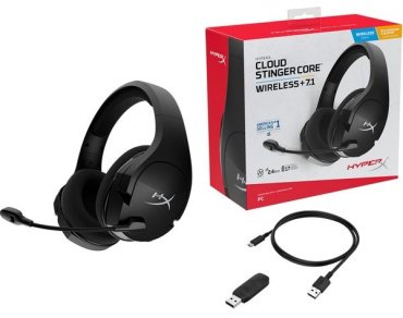 Наушники HyperX Cloud Stinger Core Wireless +7.1 4P4F0AA черный