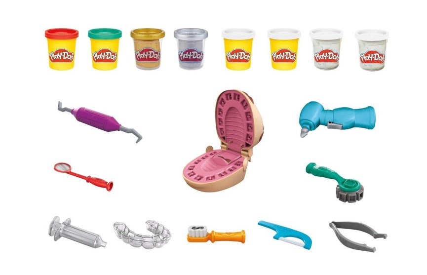 Набор  пластилина Play-Doh Мистер Зубастик с золотыми зубами купить,NaN