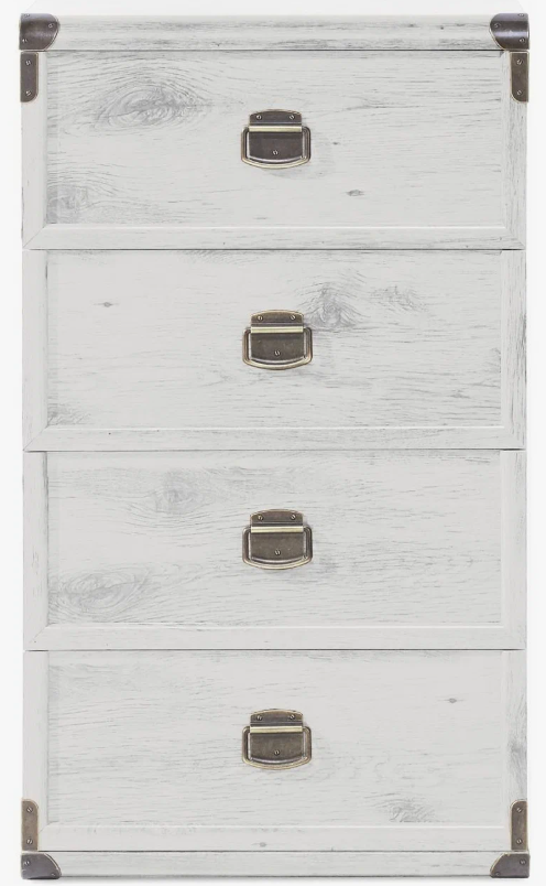 Комод Loftwood Индиана-10 JKOM 4s/50 каньйон 50x40x87см белый купить,NaN