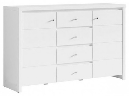 Комод Loftwood Кристина jm 012 KOM 2D4S 143.5x40.5x92см белый купить,NaN