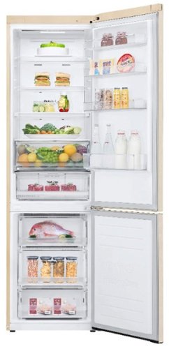 Холодильник LG GC-B509MEWM бежевый купить,0