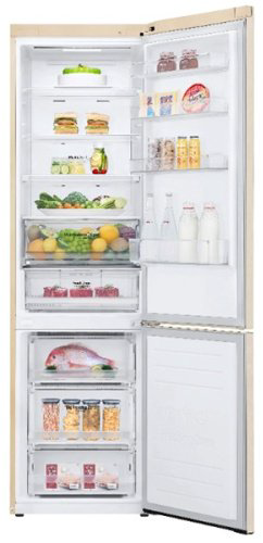 Холодильник LG GC-B509MEWM бежевый купить,NaN