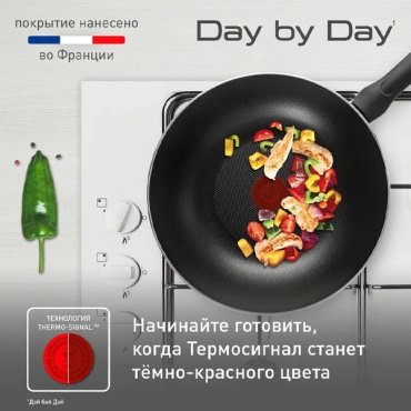 Вок Tefal Day by Day 28 см , алюминий