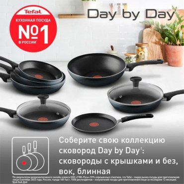 Вок Tefal Day by Day 28 см , алюминий купить,NaN