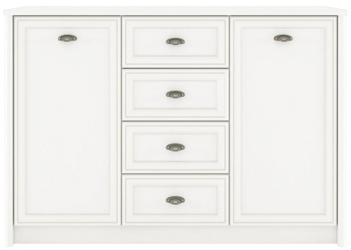 Комод LuX MebeL Салерно 150x39x104см белый купить,NaN