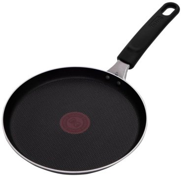Блинная сковорода Tefal Easy Plus 22 см с антипригарным покрытием, алюминий