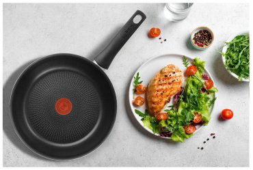 Сковорода Tefal Strenght 26 см с антипригарным покрытием, алюминий купить,NaN