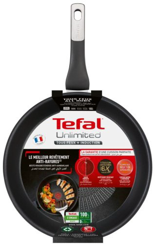 Сковорода Tefal Unlimited 24 см с антипригарным покрытием, алюминий купить,38990
