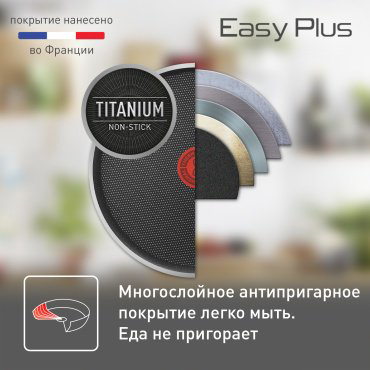 Вок Tefal Easy Plus 28 см , алюминий купить,NaN