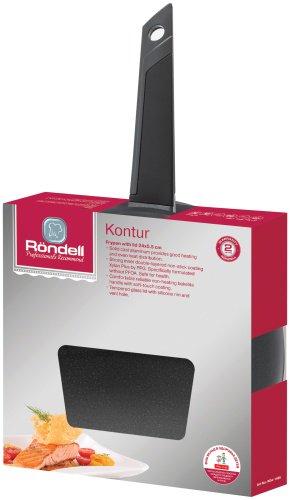 Сковорода Rondell 24 см, с антипригарным покрытием, алюминий купить,NaN